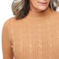 thumbnail image 4 of Penmans Women's Mock Neckline Cable Knit Sweater, 4 of 6