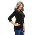 thumbnail image 2 of Penmans Women's Embossed Velour Top, 2 of 6