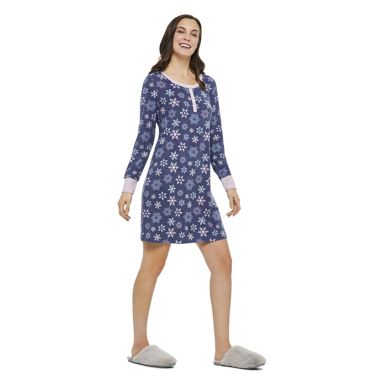 George Women's Waffle Knit Nightshirt