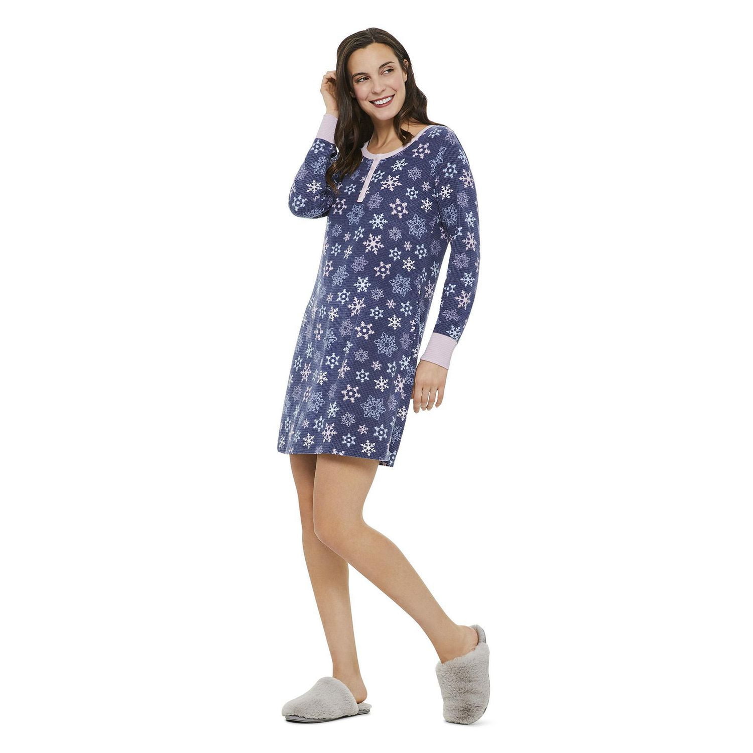 George Women's Waffle Knit Nightshirt
