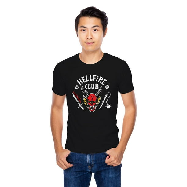 T-shirt Homme Stranger Things Saison 3 - Boîtes à Personnages, Noir, 100% Coton, Taille Régulière, Neuf Avec étiquette