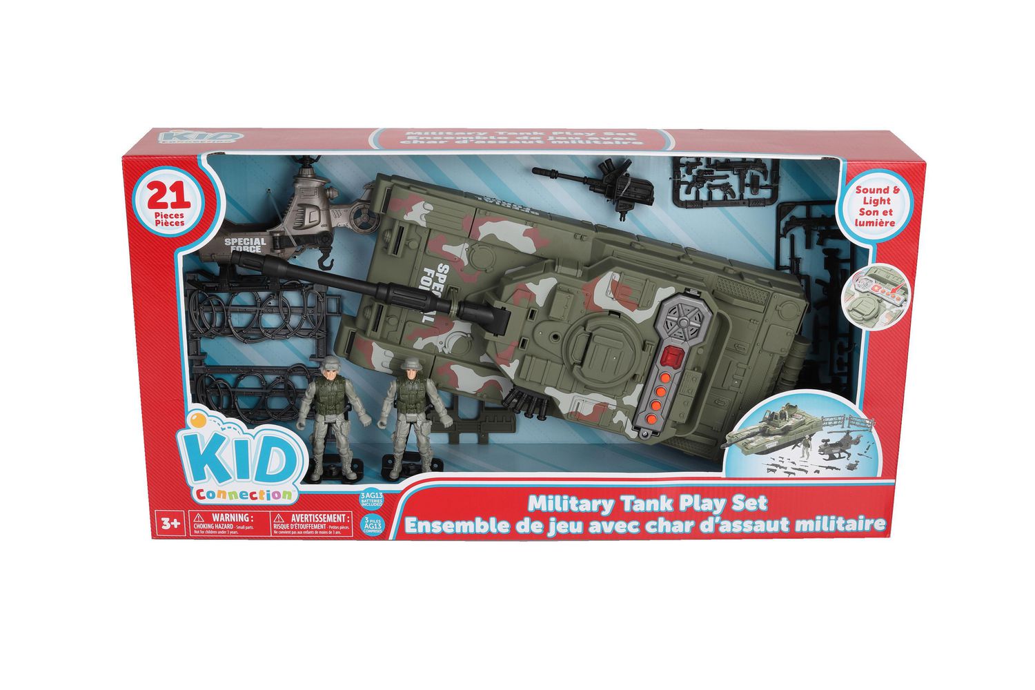 Kid connection military tank play sale set