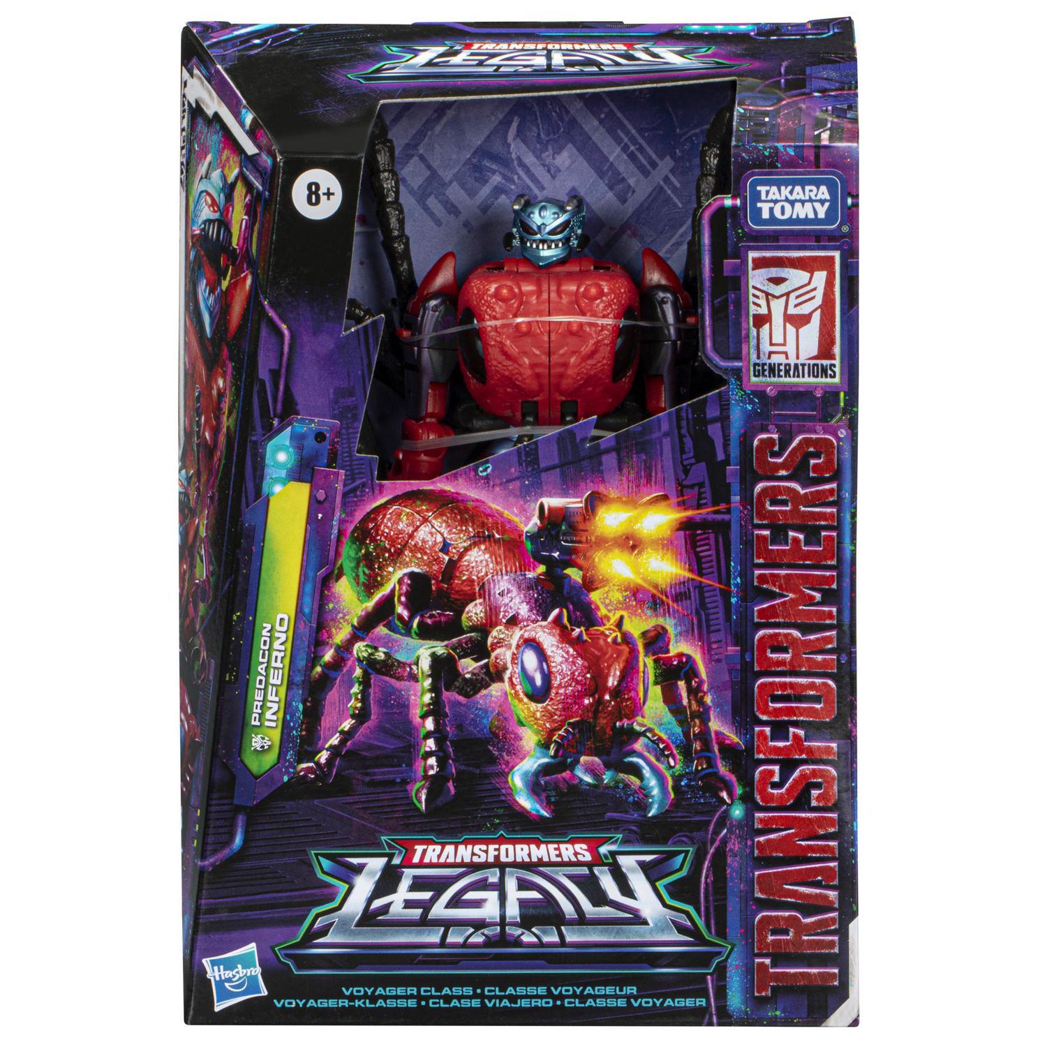 Transformers Toys Generations Legacy Voyager Predacon Inferno Action Figure  - Kids Ages 8 and Up, 7-inch