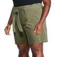 thumbnail image 2 of George Plus Women's Paperbag Short, 2 of 6