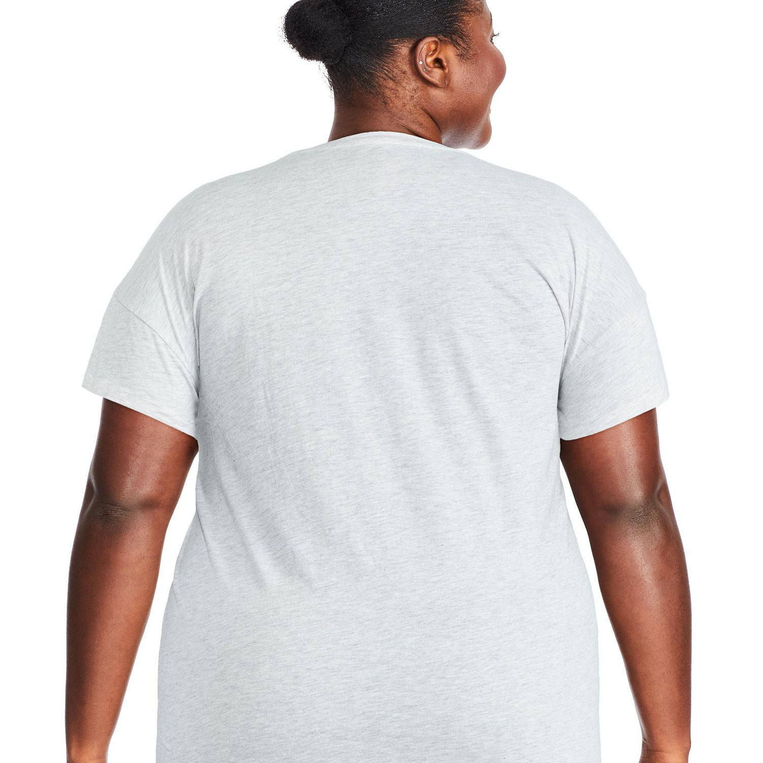 Chemise de nuit à encolure ras du cou George Plus pour femmes