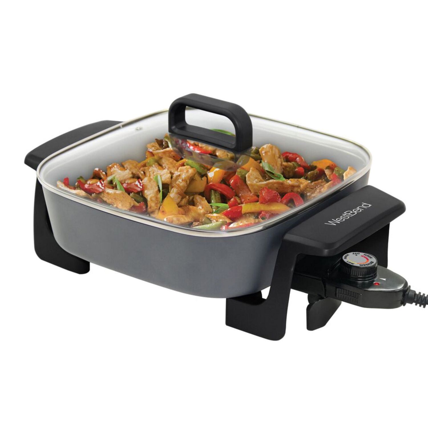 West Bend 72216 ExtraDeep Square Electric Skillet