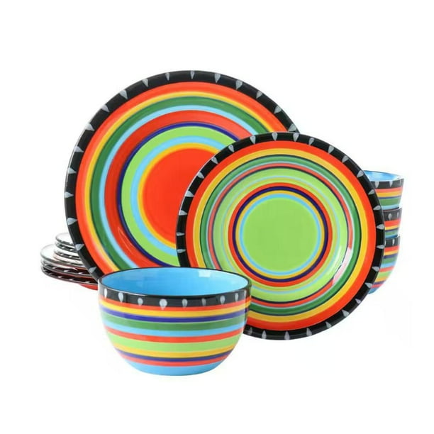 Multi Colored Dinnerware Sets