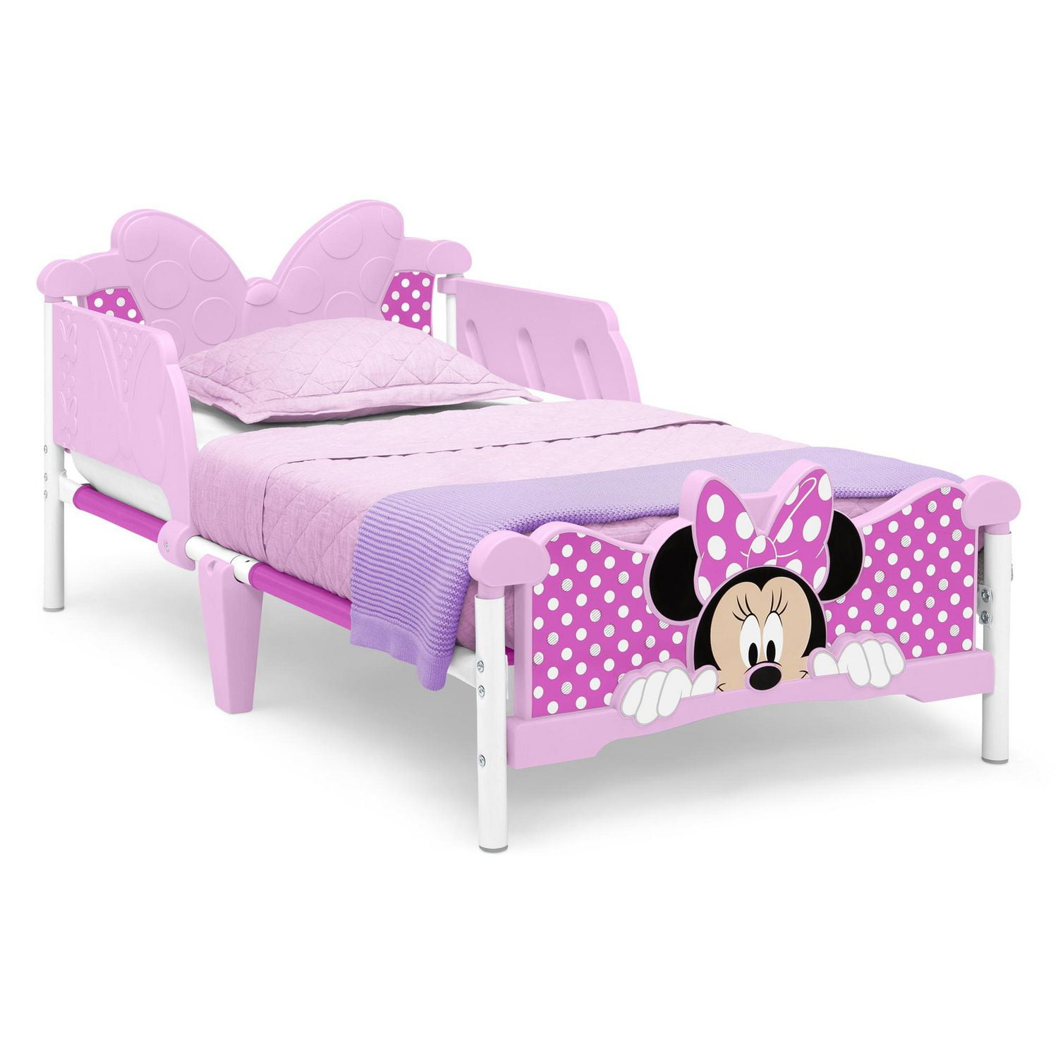 Minnie Mouse 3D Toddler Bed by Delta Children Toddler Bed Walmart