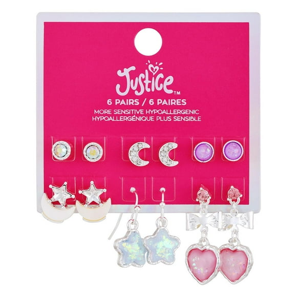 Justice earring set