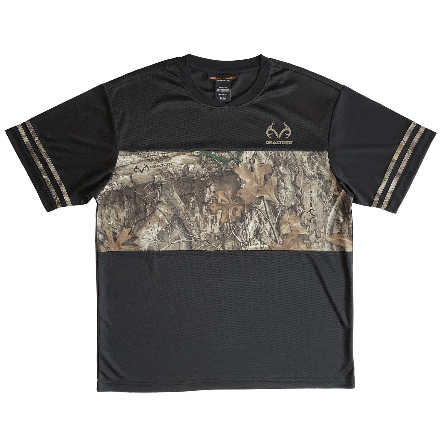 Real Tree Mesh Poly Jersey Short Sleeve Top, Sizes: S-XXL