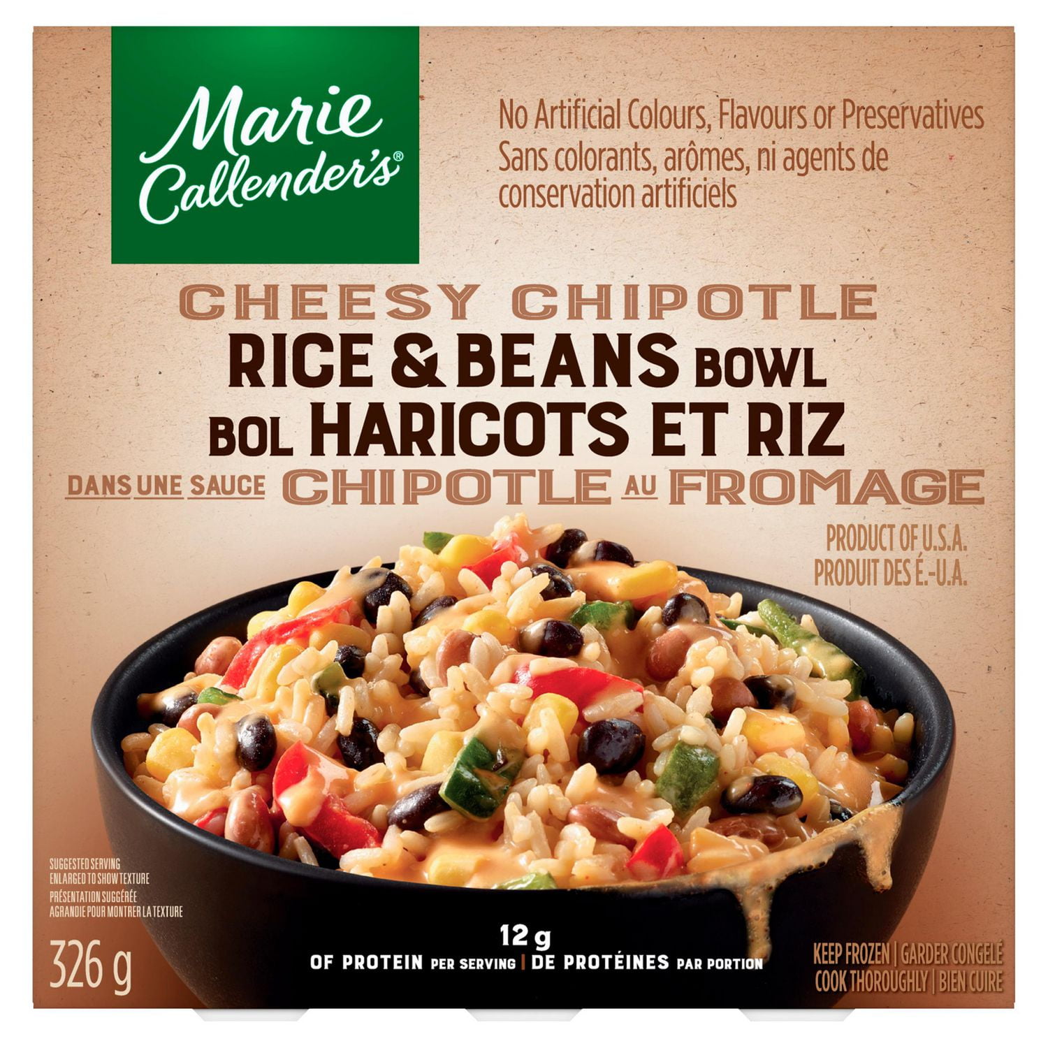 Marie Callender Cheesy Chipotle Rice Bean Bowl Walmart Canada