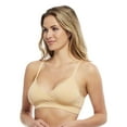 thumbnail image 1 of Carole Martin Seamless Padded Crossover Bra with Versatile Adjustable Straps, 1 of 4