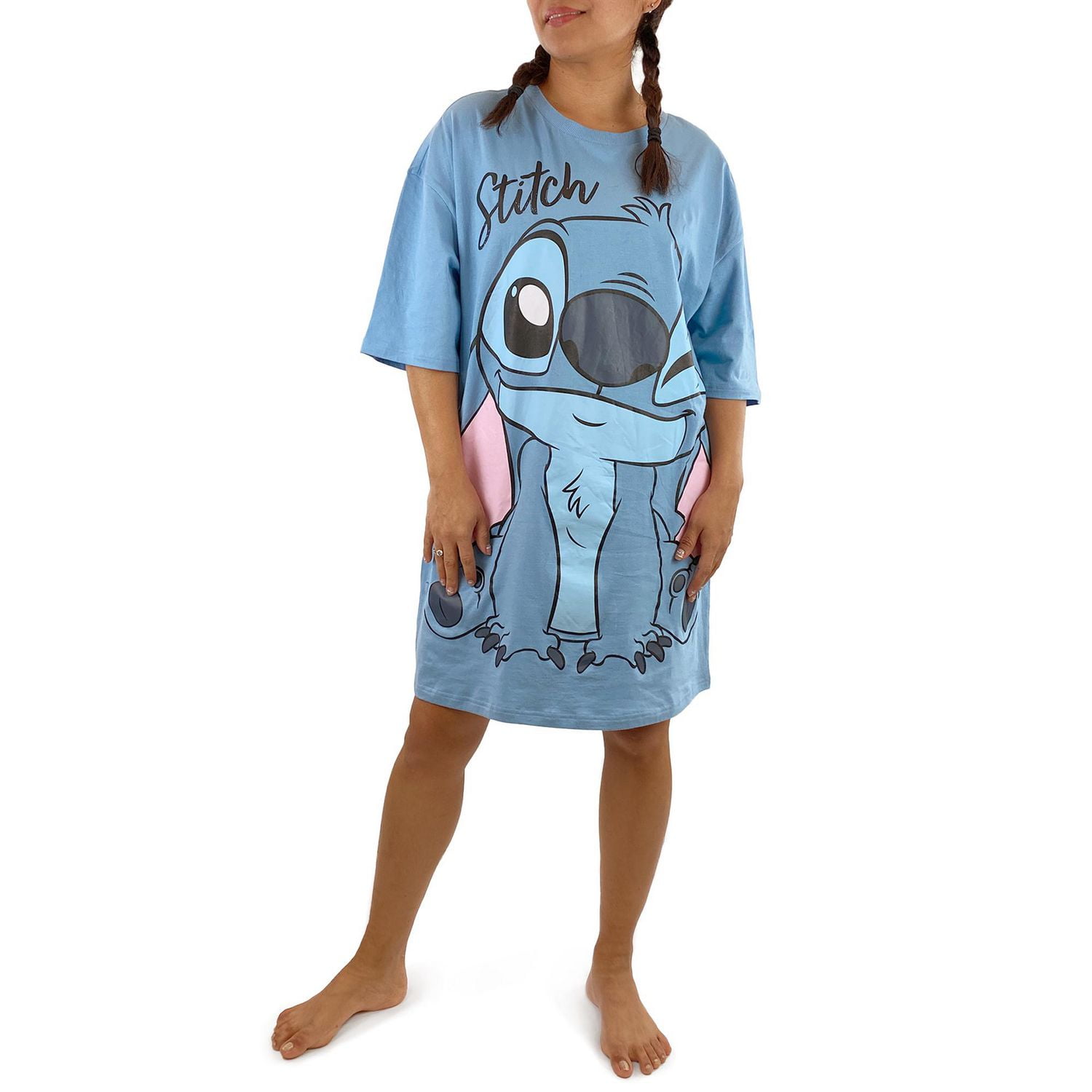 Disney Lilo Stitch Ladies Nightshirt Walmart