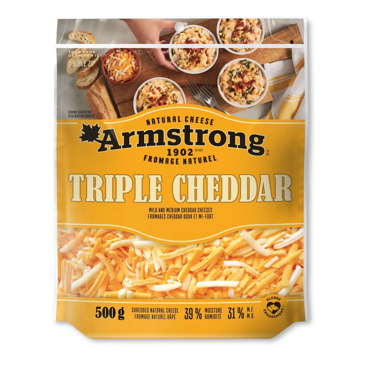 Armstrong Triple Cheddar Shredded Cheese Walmart Canada