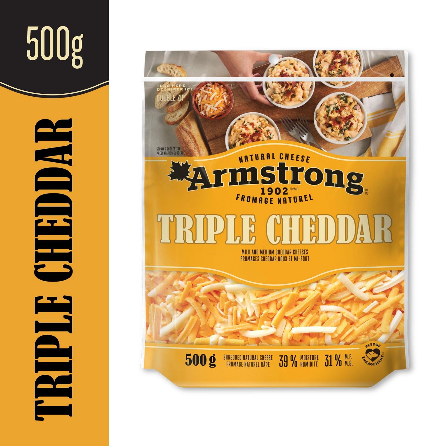 Armstrong Triple Cheddar Shredded Cheese