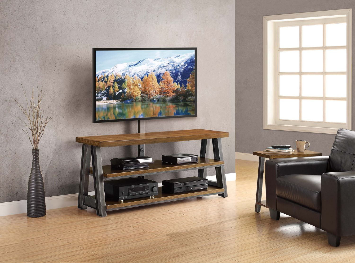 walmart tv stands with mount