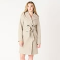 thumbnail image 1 of DV Knee length belted hooded coat, 1 of 6