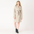thumbnail image 2 of DV Knee length belted hooded coat, 2 of 6