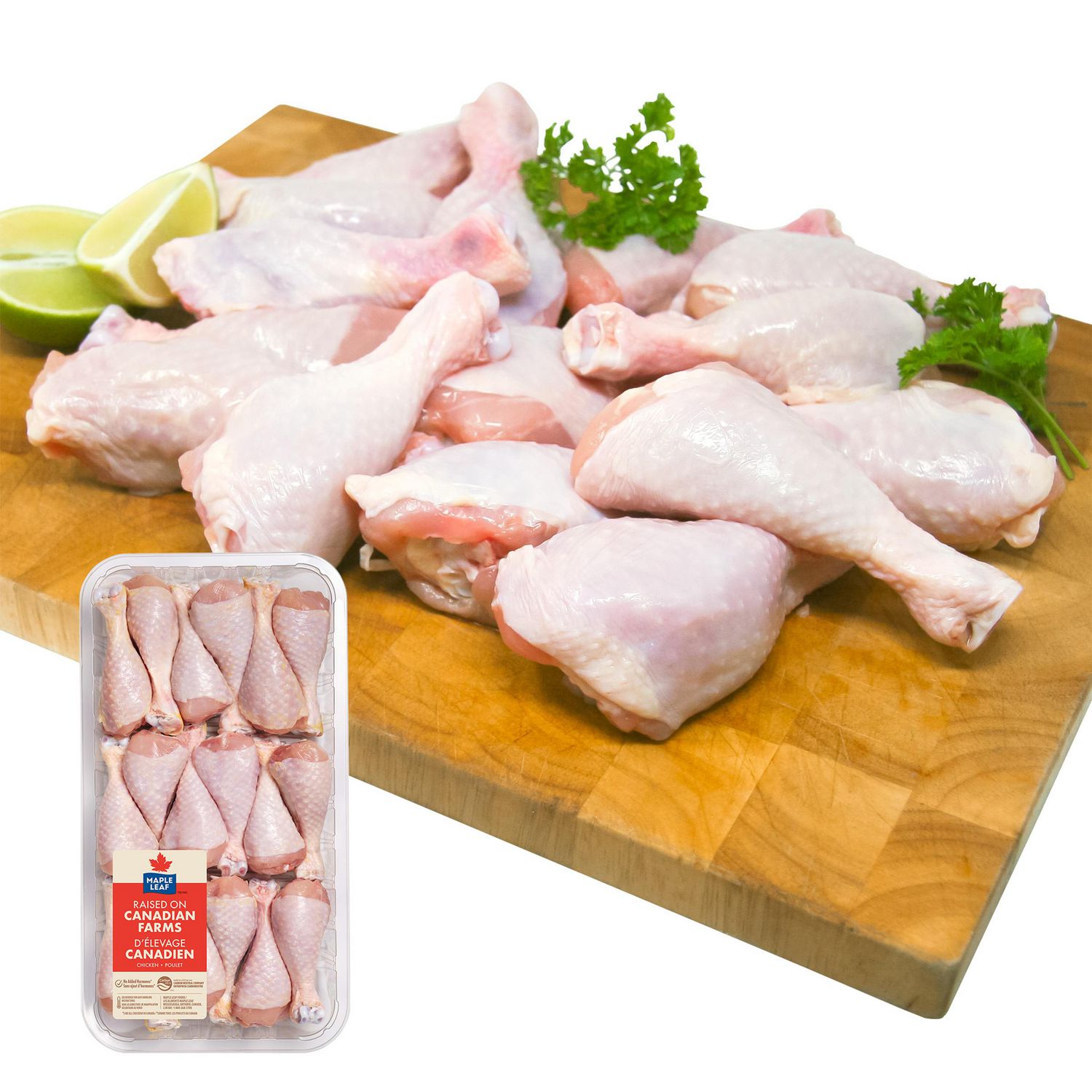 Maple Leaf Chicken Drumsticks Value Pack, 18 Drumsticks, Value Pack, 1.51 - 2.02 KG