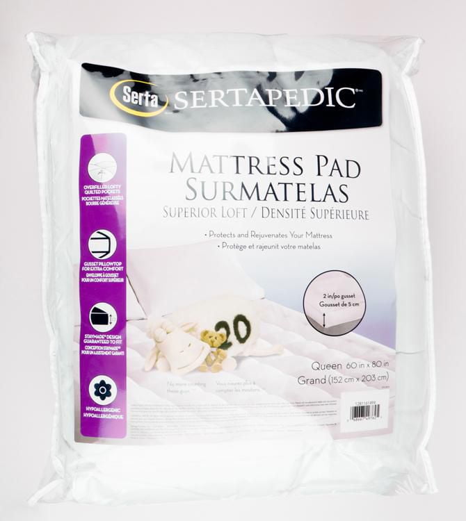 Serta Sertapedic Superior Loft Mattress Pad | Walmart Canada