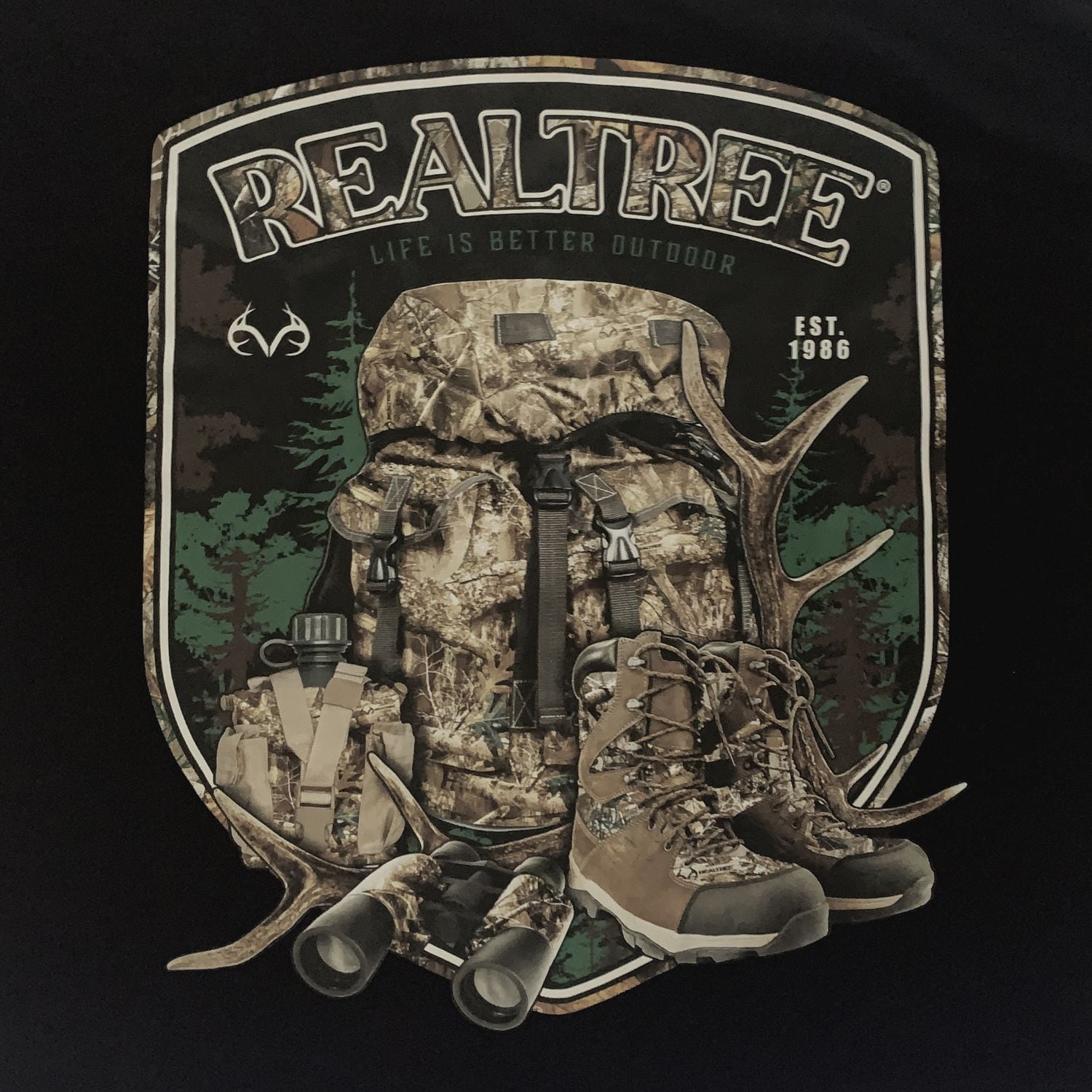 Real Tree T Shirt, Sizes: S-XXL