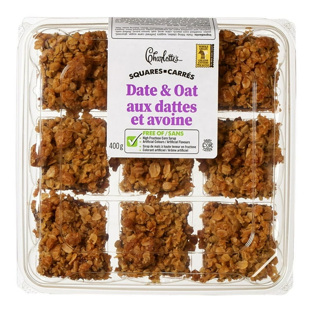Charlotte’s Date & Oat Squares