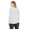 thumbnail image 3 of Paisley Sky Maternity Long Sleeve Crew Neck Tee, 3 of 6