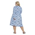 thumbnail image 3 of George Plus Women's Long Sleeve Nightgown, 3 of 6