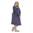 thumbnail image 2 of George Plus Women's Long Sleeve Nightgown, 2 of 6