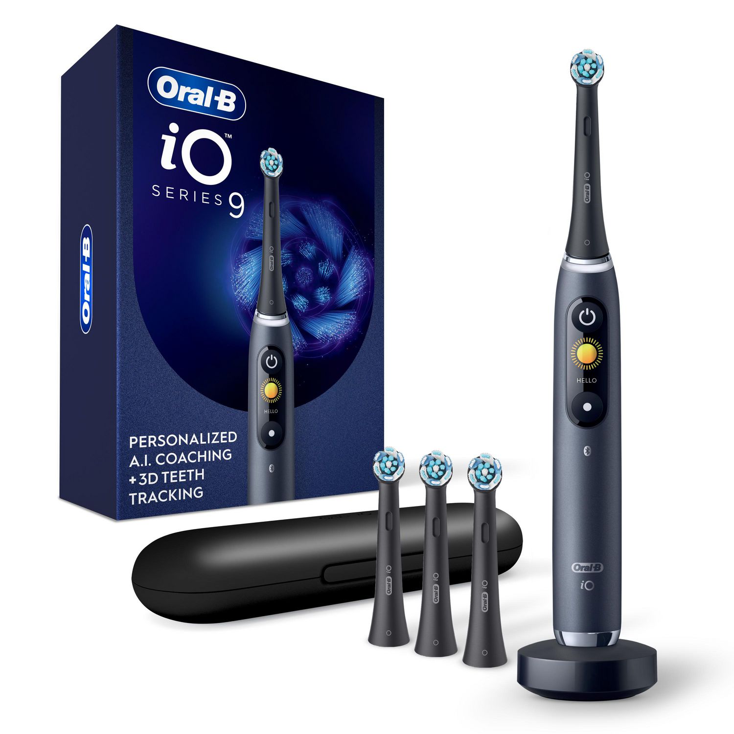 Oral-B iO Series 9 Electric Toothbrush with 4 Brush Heads, iO9