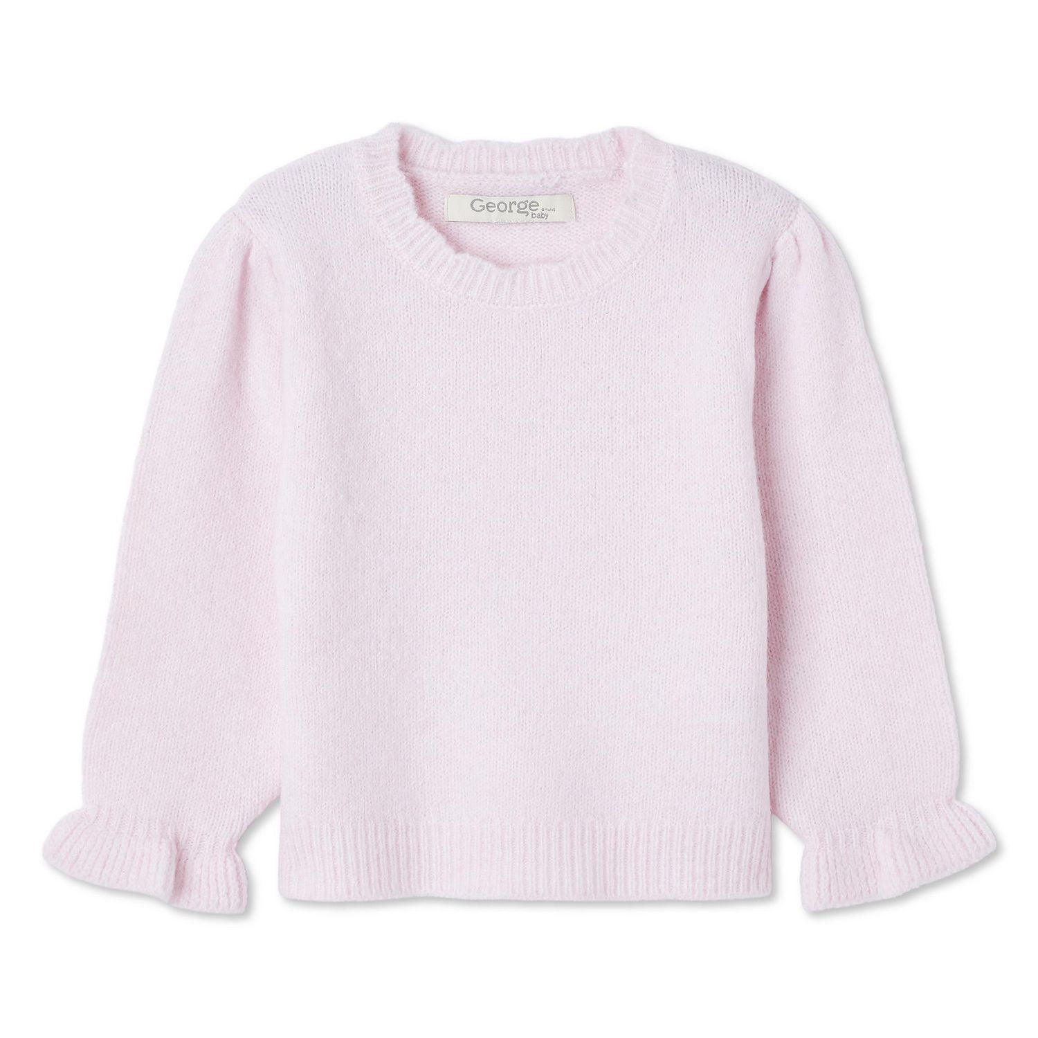 George Baby Girls' Ruffle Cuff Sweater