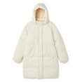thumbnail image 1 of George Girls' Hooded Long Puffer with Cinched Waist, 1 of 2