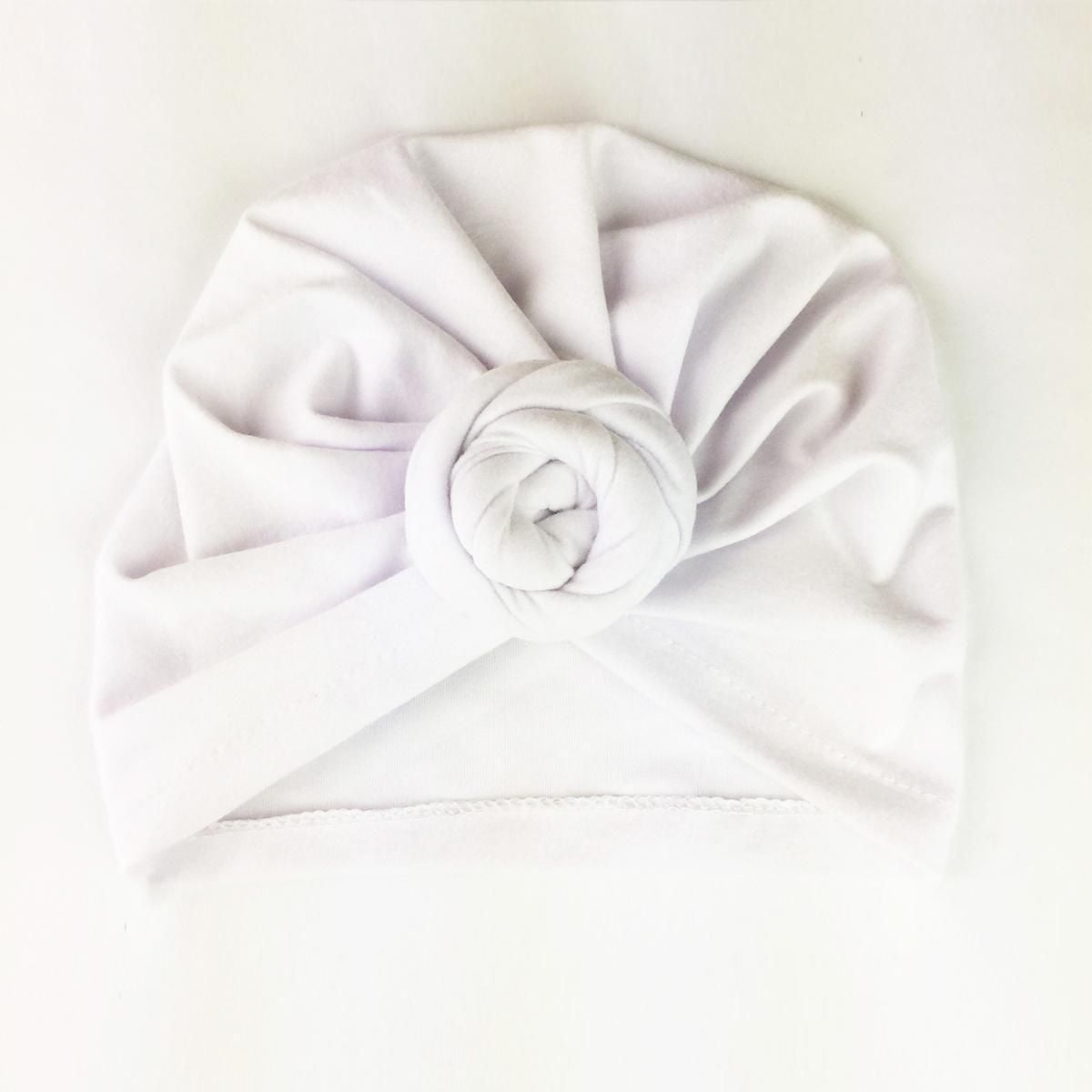 Baby Wisp Bonnet A Nœud Turban Pour Bebe Blanc Walmart Canada