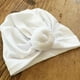 Baby Wisp - Bonnet à nœud turban pour bébé - Blanc – image 3 sur 3