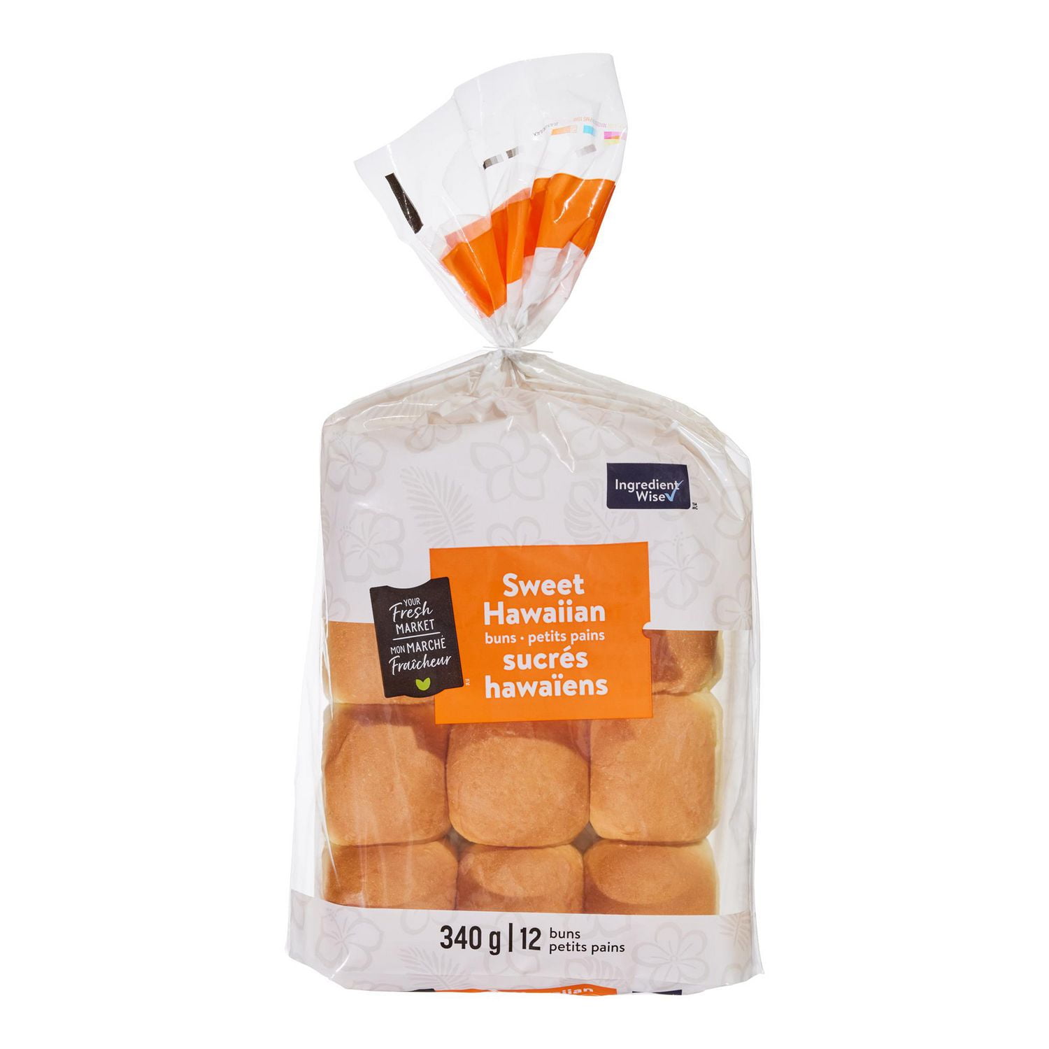 Your Fresh Market Sweet Hawaiian Buns, 12 buns, 340 g