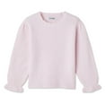 thumbnail image 1 of George Toddler Girls' Ruffle Cuff Sweater, 1 of 2