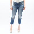thumbnail image 1 of Jordache Roll Cuff Capri - Medium Enzyme with Embroidery Details, 1 of 3