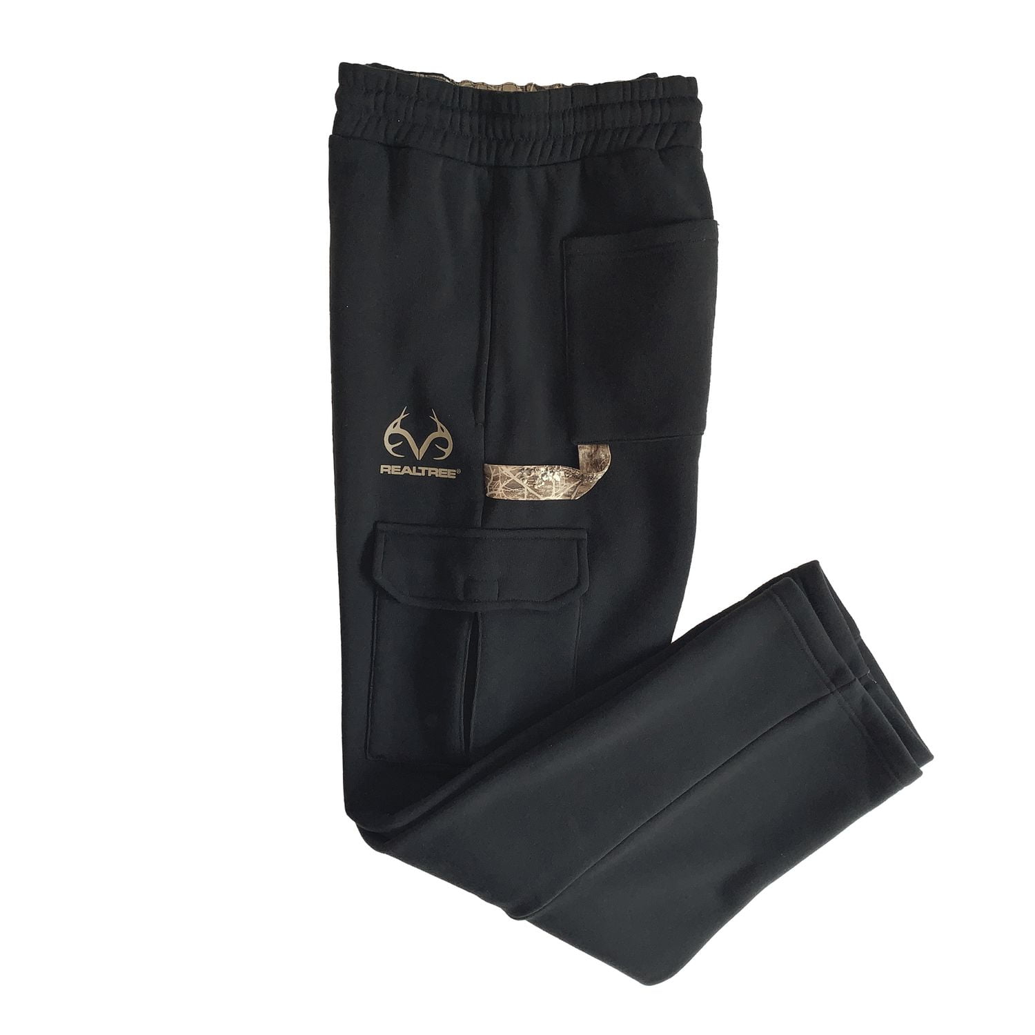 Real Tree Open Leg Fleece Sweatpants, Sizes: S-XXL