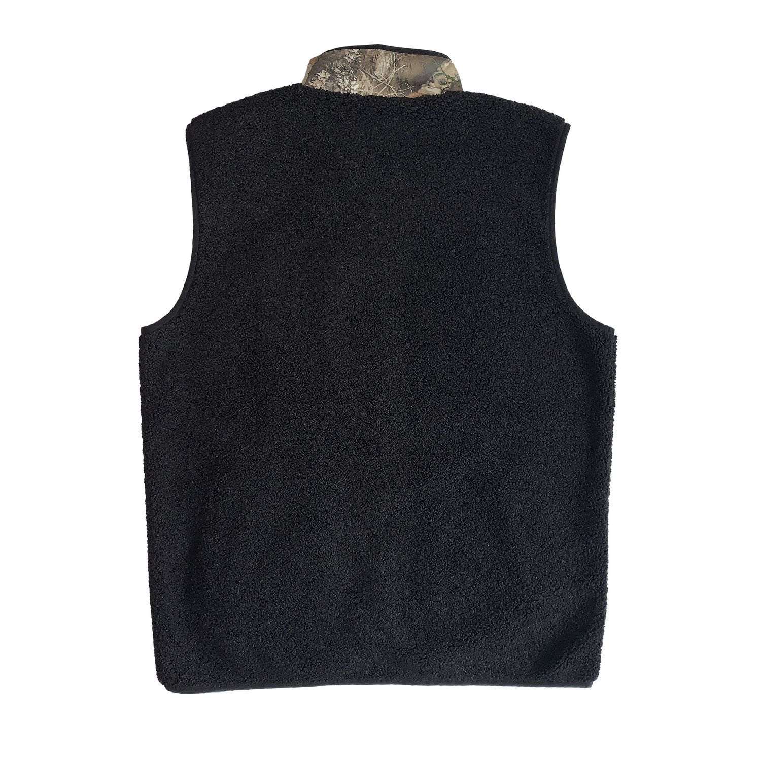 Real Tree Teddy Sherpa Zip Vest, Sizes: S-XXL