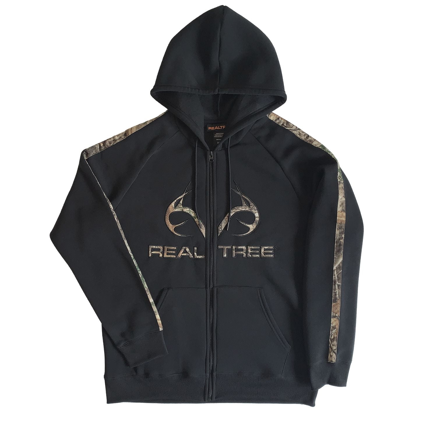 Real Tree Fleece Zip Hoodie, Sizes: S-XXL