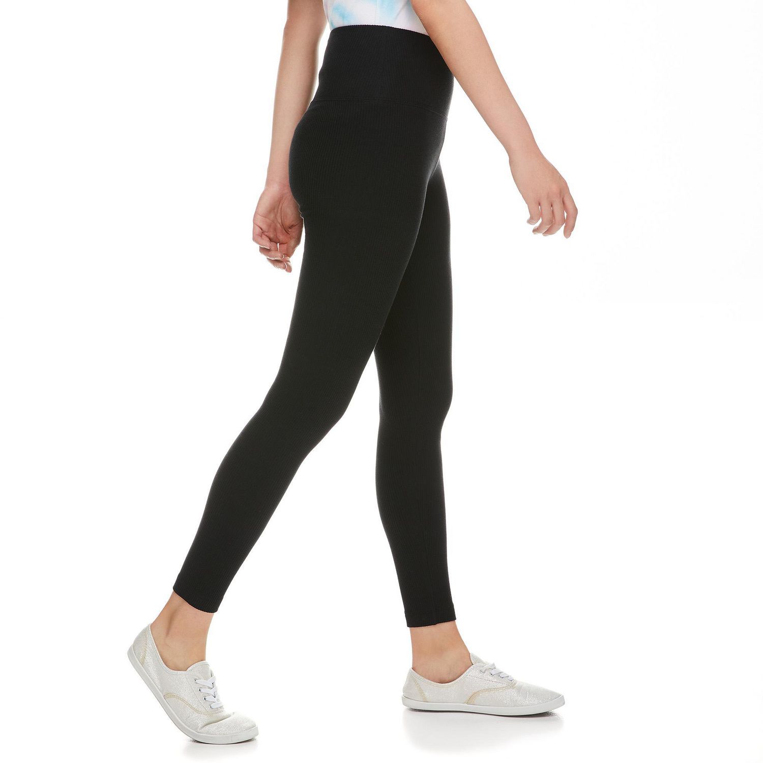 Slim Fit Plain Ladies Black Cotton Legging, Size: Medium at Rs 110