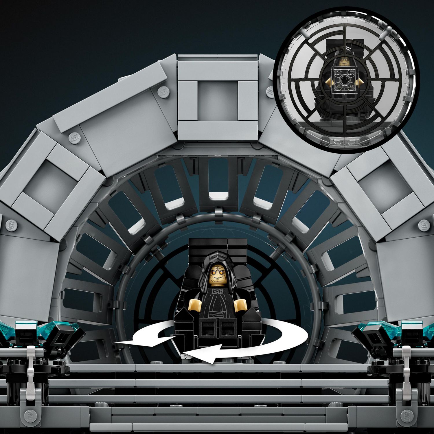 LEGO® Star Wars 75352 Diorama de la Salle du Trône de l'Empereur, Maquette  avec Sabres Laser - Cdiscount Jeux - Jouets