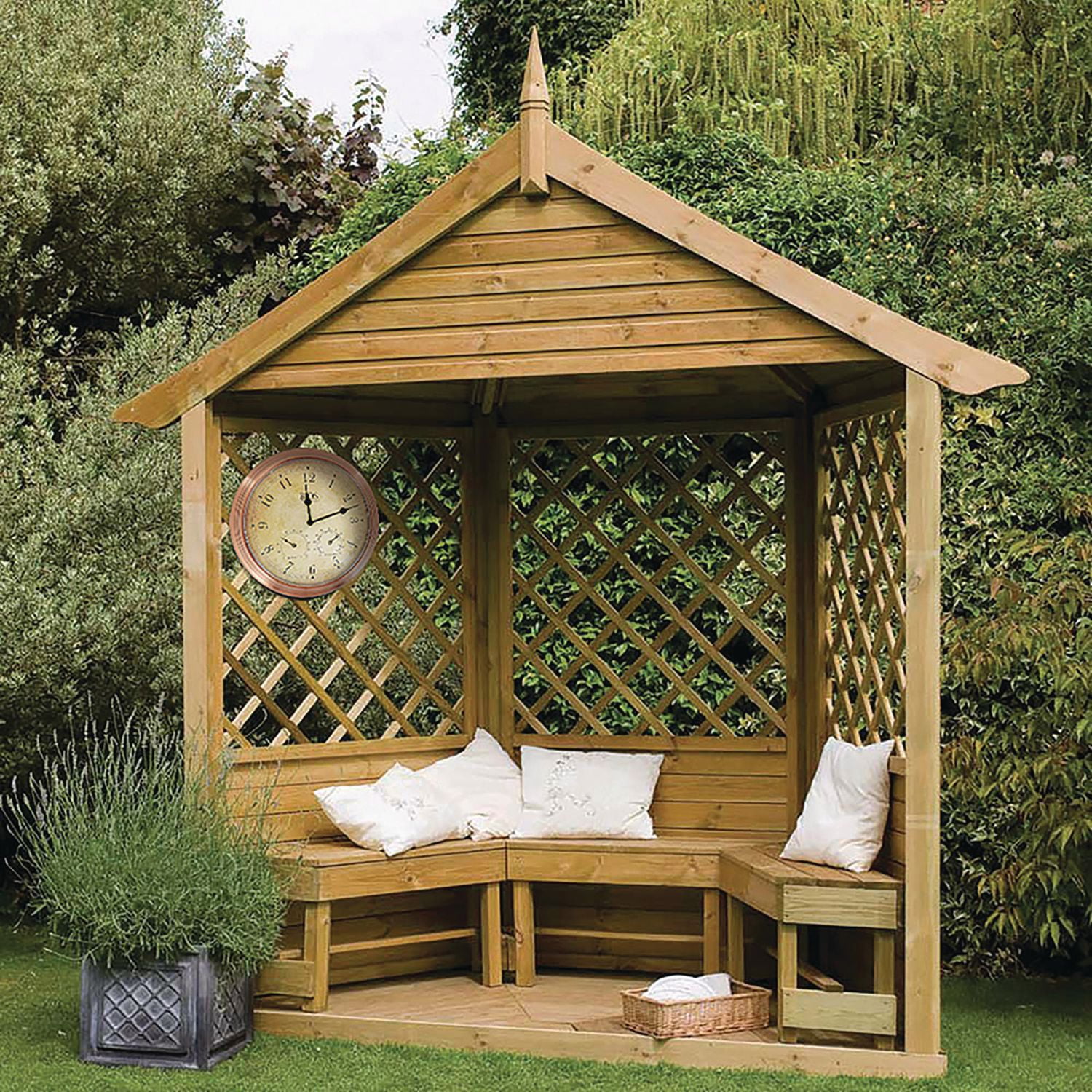 Horloge pour l’extérieur 3-en-1