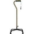 thumbnail image 1 of Hugo Cocoa Adjustable Quad Cane for Right or Left Hand Use, Large Base, 1 of 3