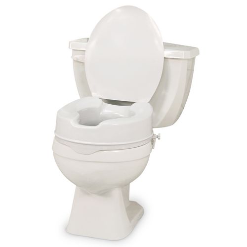 Ensemble de 4 lève-siège de toilette, évitez de toucher la poignée du  couvercle des toilettes, lève-abattant des toilettes (argent et doré)
