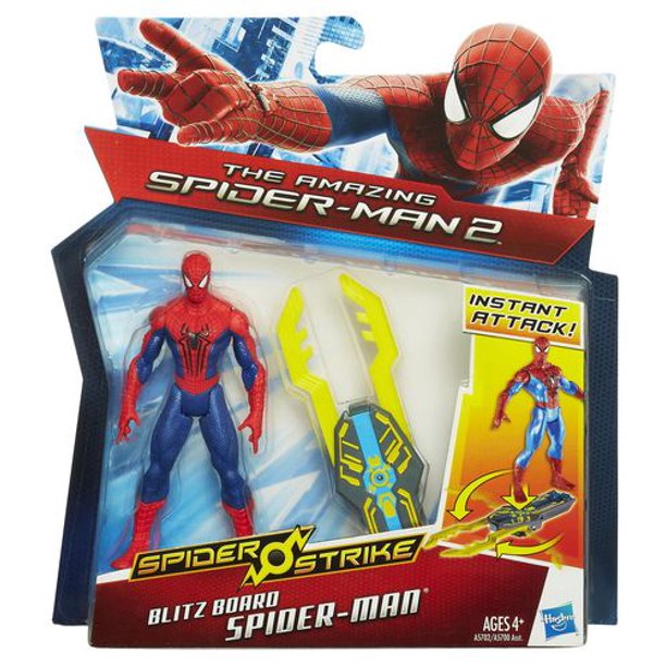 Marvel l'extraordinaire Spider-Man 2 - Assortiment de figurines Spider Strike de 9,5 cm - BLITZ BOARD