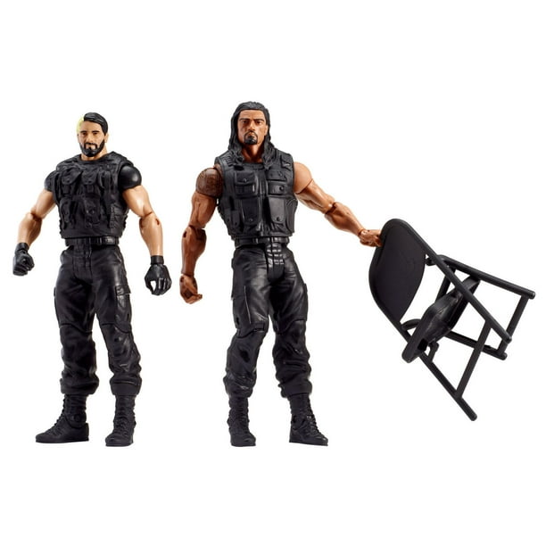 WWE série 24 Battle Pack: Figurines Reigns et Rollins – Ensemble de 2