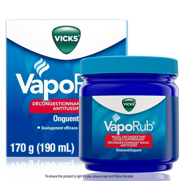 Vicks Vaporub Ointment, 190 mL