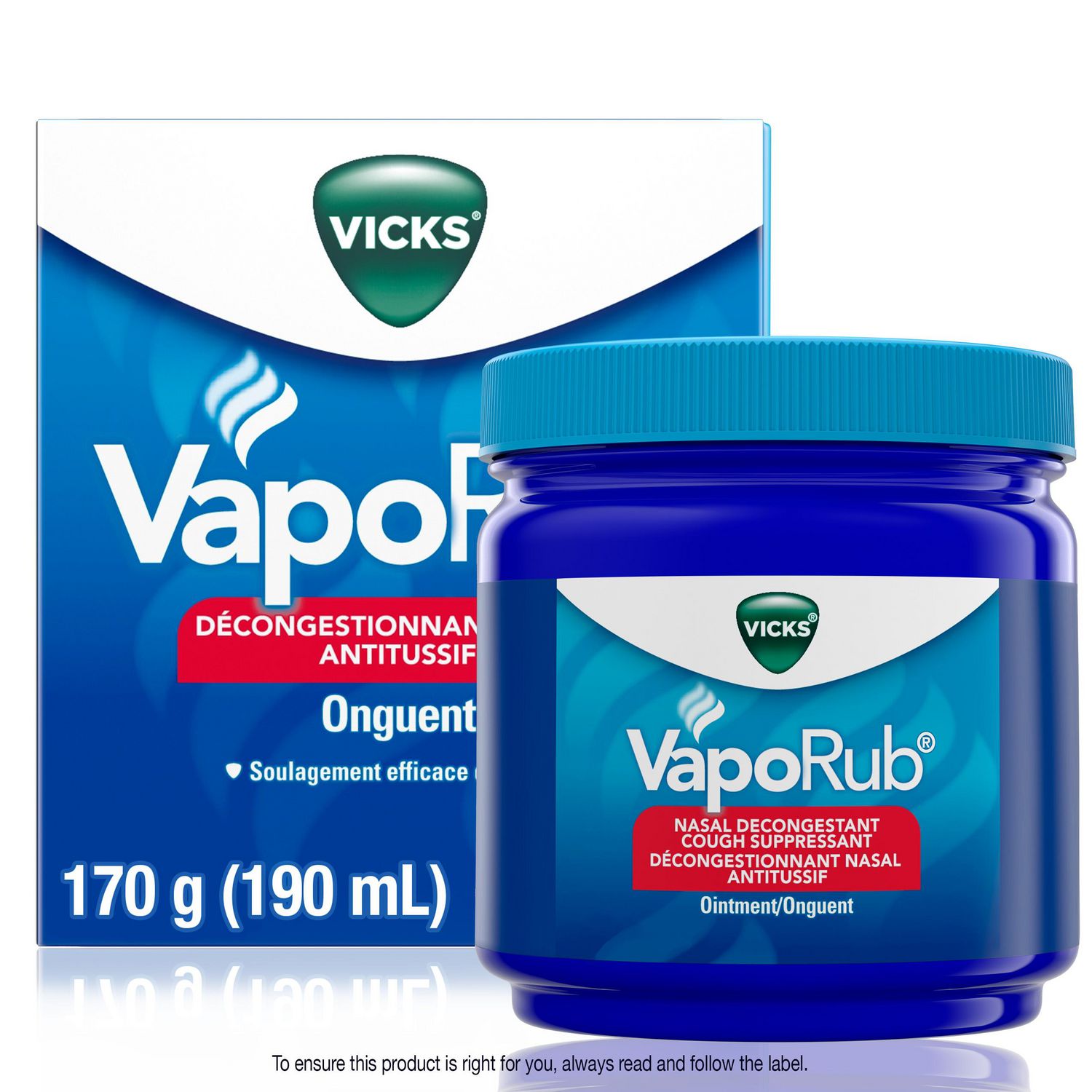 Vicks VapoRub Ointment, 190 ml