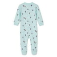 thumbnail image 2 of George Baby Girls' Zip-Up Sleeper, 2 of 2